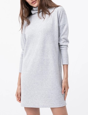 Rochie scurta Noisy May, gri, L