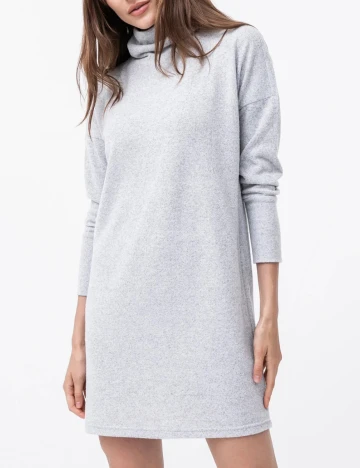 Rochie scurta Noisy May, gri, L