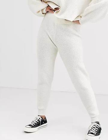 Pantaloni ASOS, ecru, 40