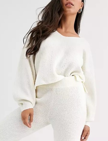 Pantaloni ASOS, ecru, 40