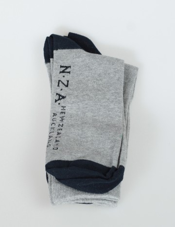 Sosete N.Z.A NEW ZEALAND AUCKLAND, gri
