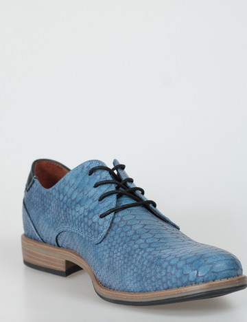 Pantofi Checker by Bristol, albastru, 44