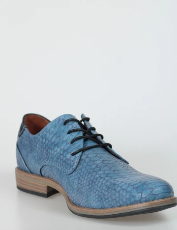 Pantofi Checker by Bristol, albastru, 44