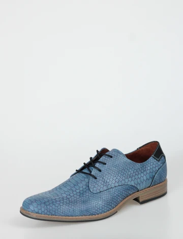 Pantofi Checker by Bristol, albastru, 44