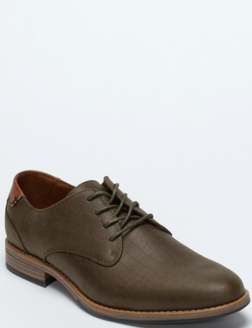 Pantofi Checker by Bristol, kaki, 42