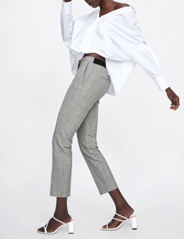 Pantaloni Zara, gri, XS