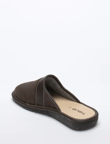 Papuci de Casa Tiglio Shoes, maro