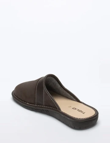 Papuci de Casa Tiglio Shoes, maro Maro