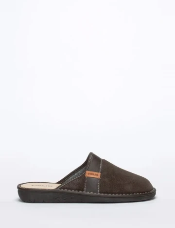 Papuci de Casa Tiglio Shoes, maro Maro