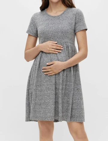 Rochie scurta Mamalicious, gri, S