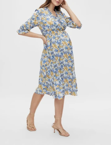 Rochie medie Mamalicious, floral, L