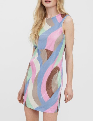 Rochie scurta Vero Moda, mix culori, XS