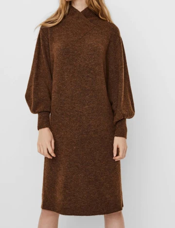 Rochie medie Vero Moda, maro, S