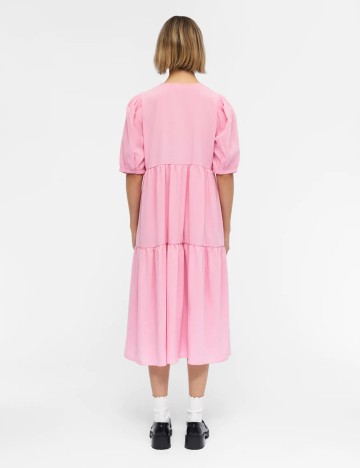 Rochie Medie Object, roz, 38