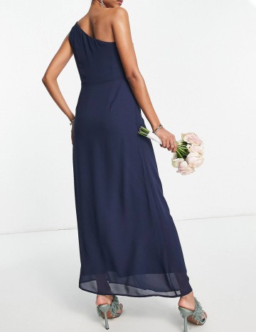 Rochie lunga Vila, bleumarin, 38