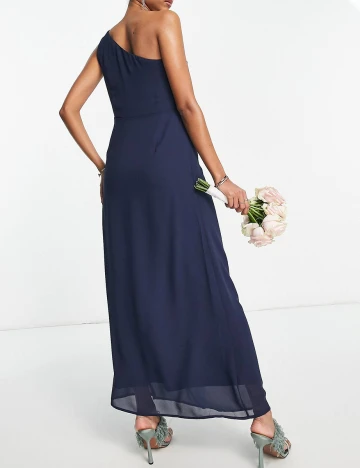 Rochie lunga Vila, bleumarin, 38