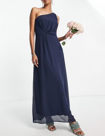 Rochie lunga Vila, bleumarin, 38