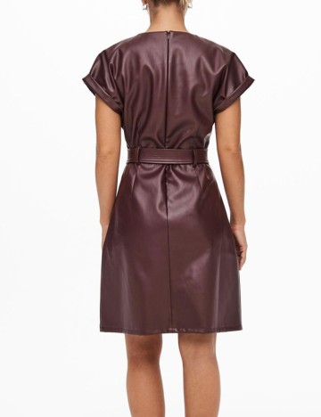 Rochie scurta Only, visiniu, S