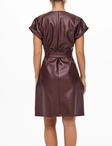 Rochie scurta Only, visiniu, S