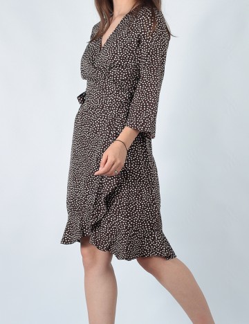 Rochie scurta Vero Moda, maro