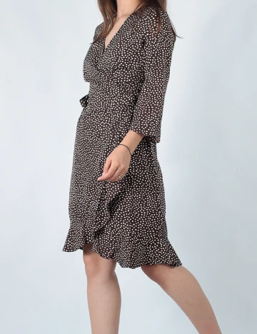 Rochie scurta Vero Moda, maro