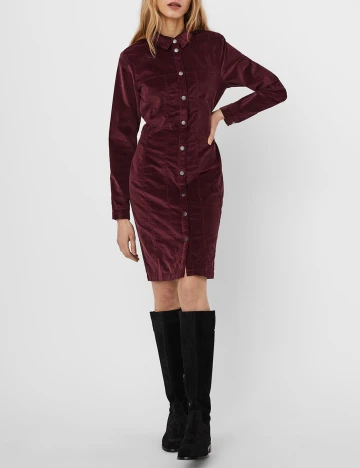 Rochie scurta Vero Moda, pruna, M Mov