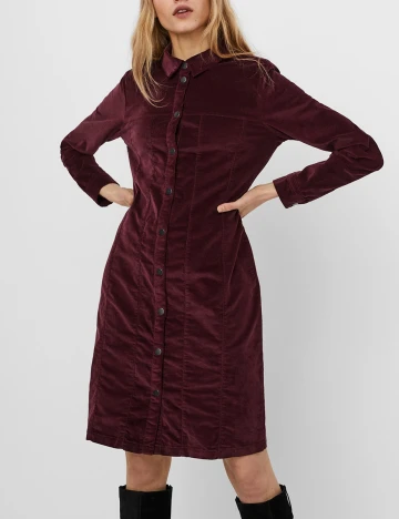 Rochie scurta Vero Moda, pruna, M Mov