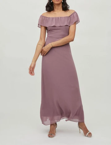 Rochie lunga Vila, mov, 36 Mov