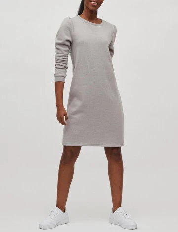 Rochie scurta Vila, gri, L Gri