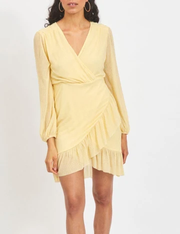 Rochie Scurta Vila, galben, 38 Galben