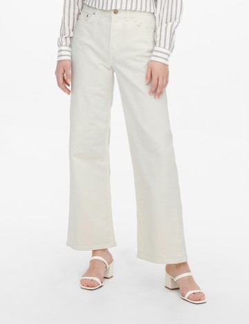Blugi Jacqueline de Yong, alb, XL/32