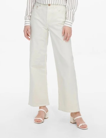 Blugi Jacqueline de Yong, alb, XL/32