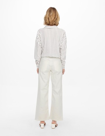 Blugi Jacqueline de Yong, alb, XL/32