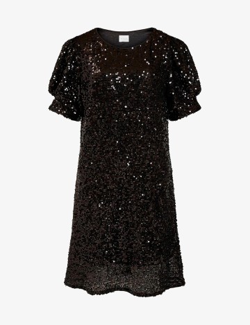Rochie scurta Vila, negru, 40