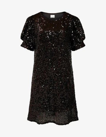 Rochie scurta Vila, negru, 40 Negru