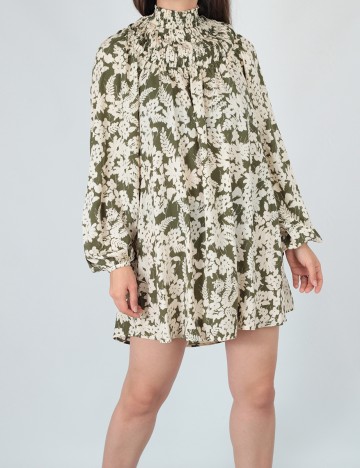 Rochie scurta Vila, verde, 34