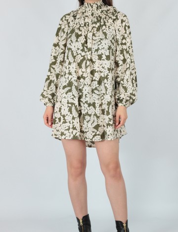 Rochie scurta Vila, verde, 34
