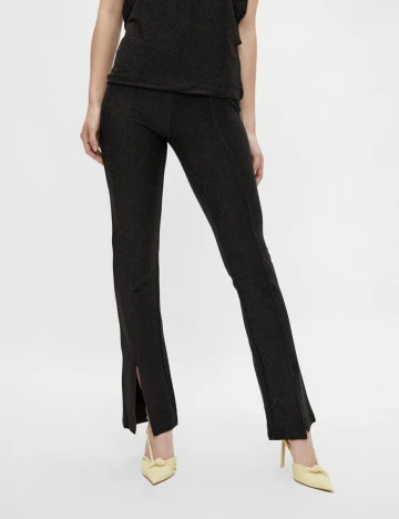 Pantaloni Pieces, negru, M