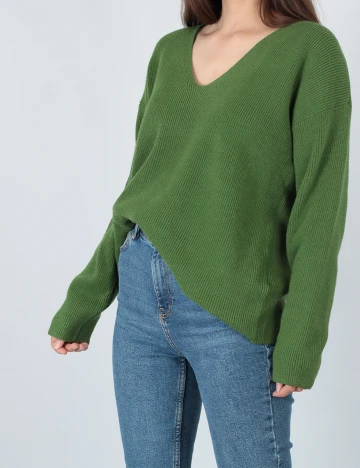 Pulover Object, verde, XS Verde