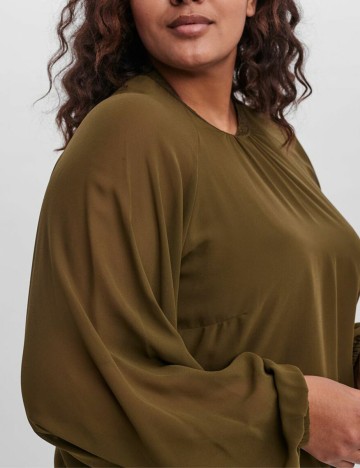 Bluza Vero Moda Curve, verde, 46