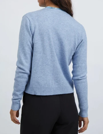 Cardigan Vila, albastru, XXL