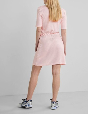 Rochie Scurta Pieces, roz pal, XS