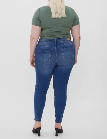 Blugi Vero Moda Curve, albastru