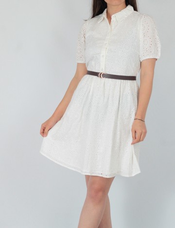 Rochie scurta Vero Moda, alb, S
