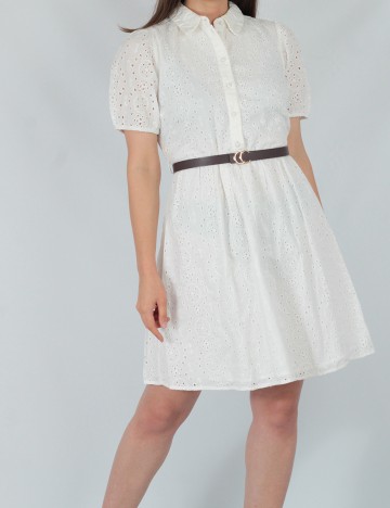 Rochie scurta Vero Moda, alb, S