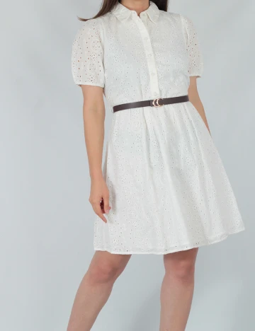 Rochie scurta Vero Moda, alb, S Alb