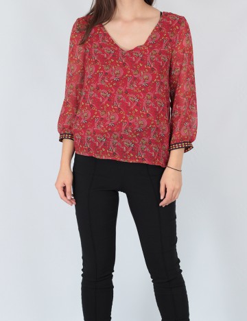 Bluza Vila, rosu, 34
