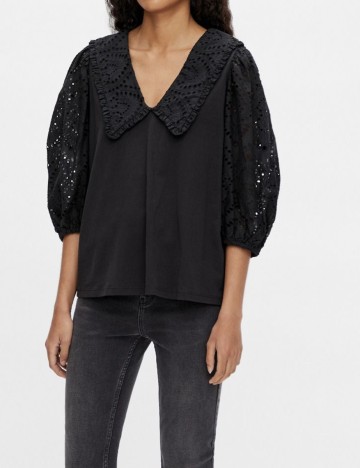 Bluza Object, negru, M