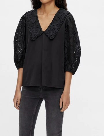 Bluza Object, negru, M