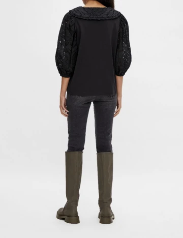 Bluza Object, negru, M